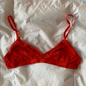 MADEWELL orange/red bralette